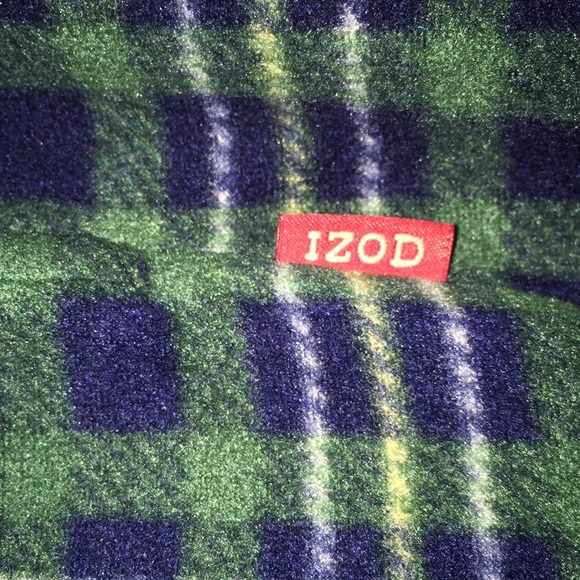 Izod Sleepwear Men’s PJ Lounge Pants Green Box Plaid Size Large - Picture 4 of 9